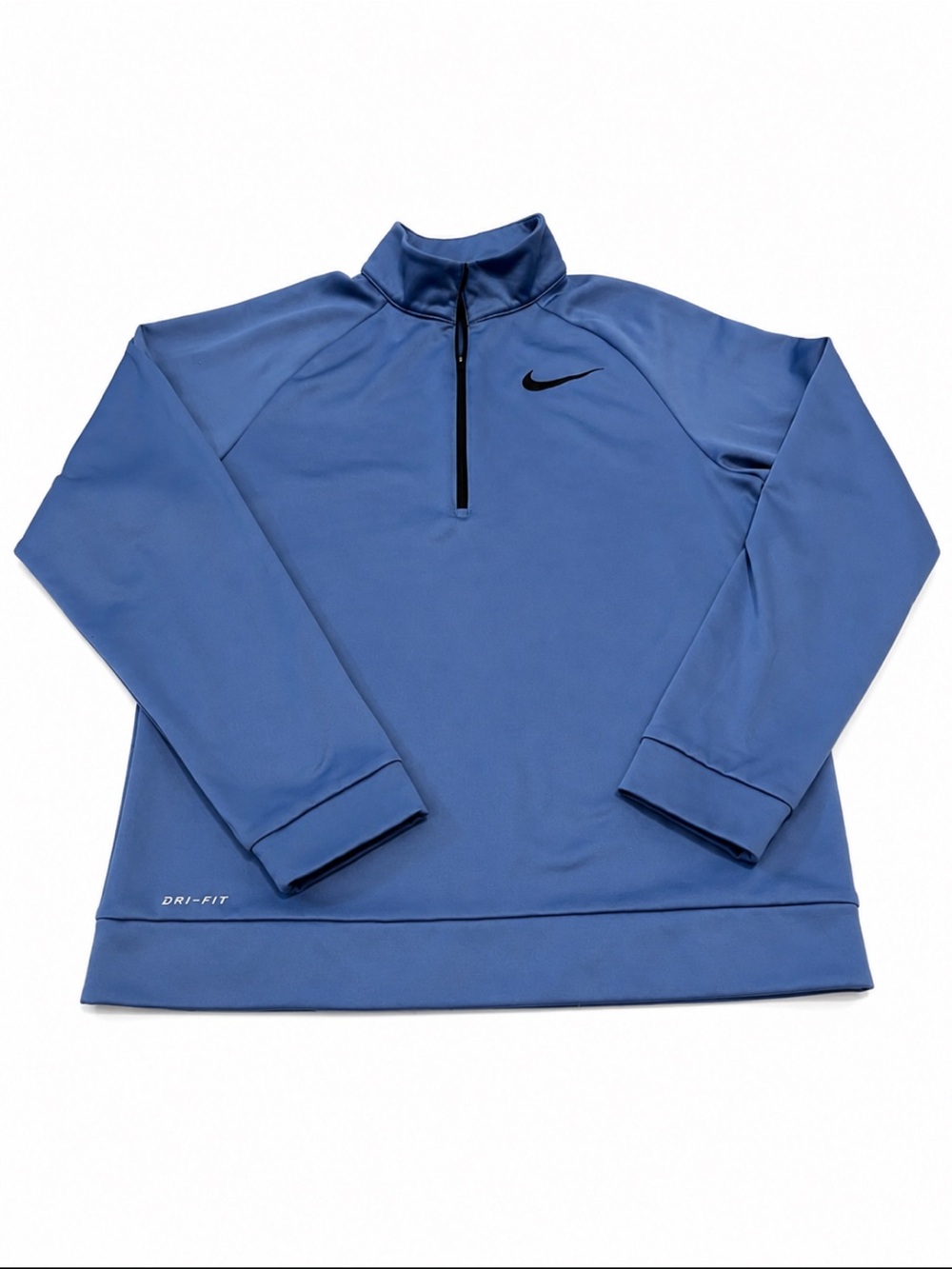 Nike Dri-FIT Quarter Zip Pullover Men’s Small Blue Performance Athletic